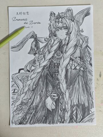 [铅笔手绘]圣聆初雪(精英一)