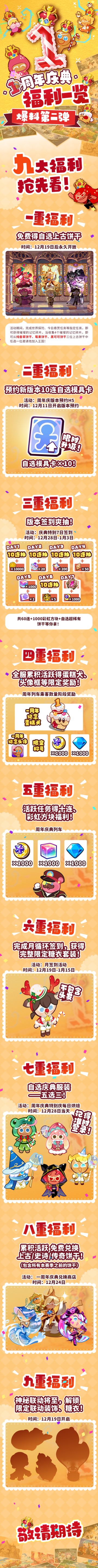 「版本福利重磅爆料！」月光魔法甜梦周年庆