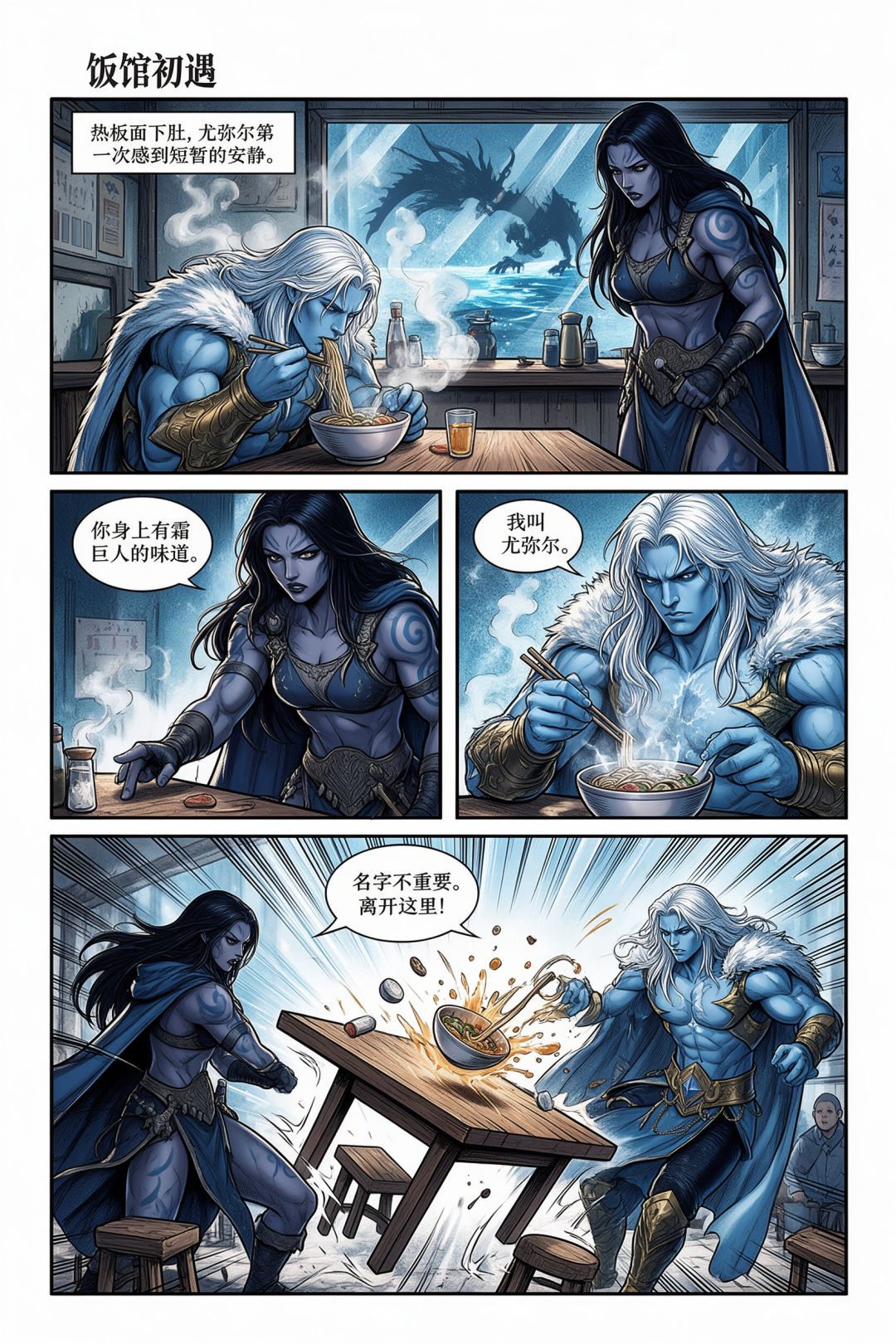 同人漫画!相遇!尤弥尔和巨人族的雨! 3