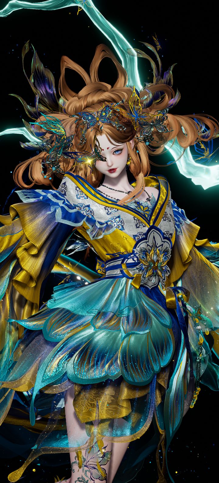 『云笺蝶梦』青绿截图