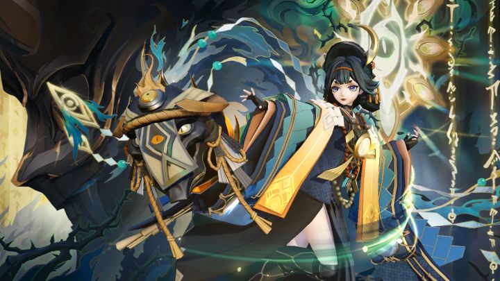 【皮肤展示】百目鬼全新史诗皮肤「神巫祭仪」截图