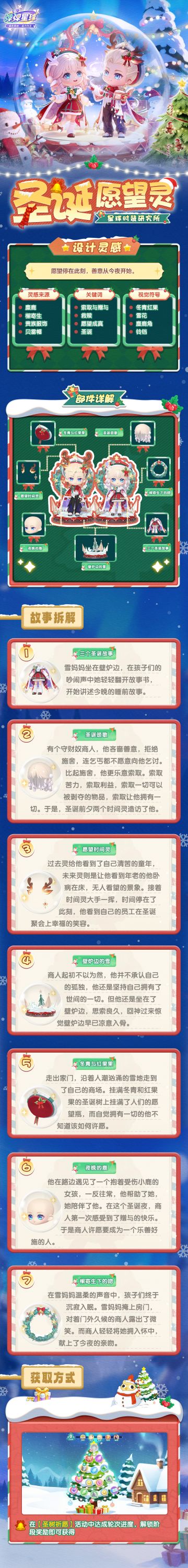 评论有奖丨雪夜里的精灵~【圣诞愿望灵】时装设计大公开！