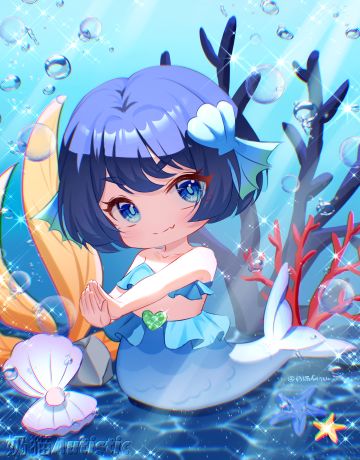 【绘画】海洋之女