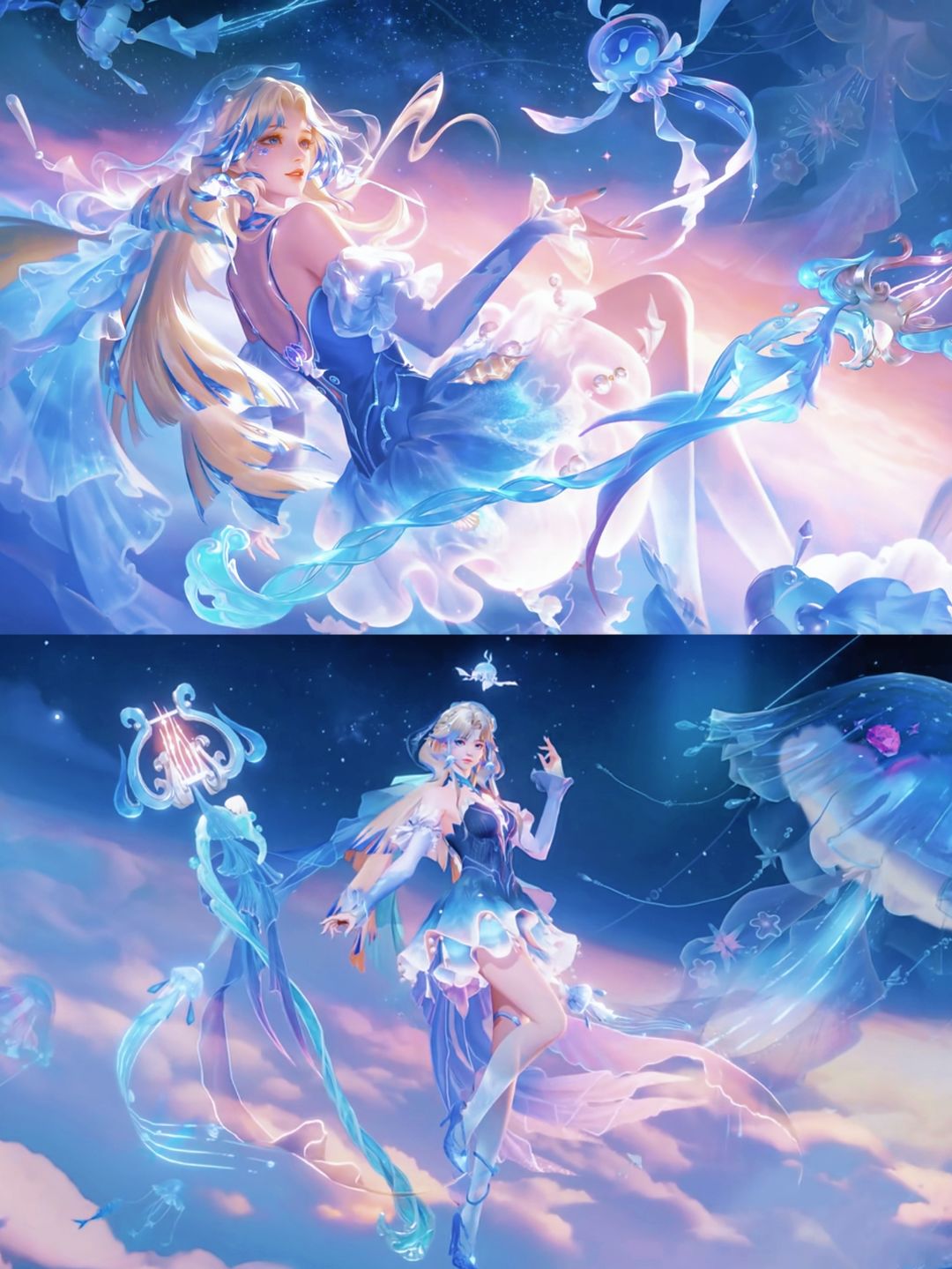 大家还满意王昭君新皮肤-长夜焕生的特效吗 2