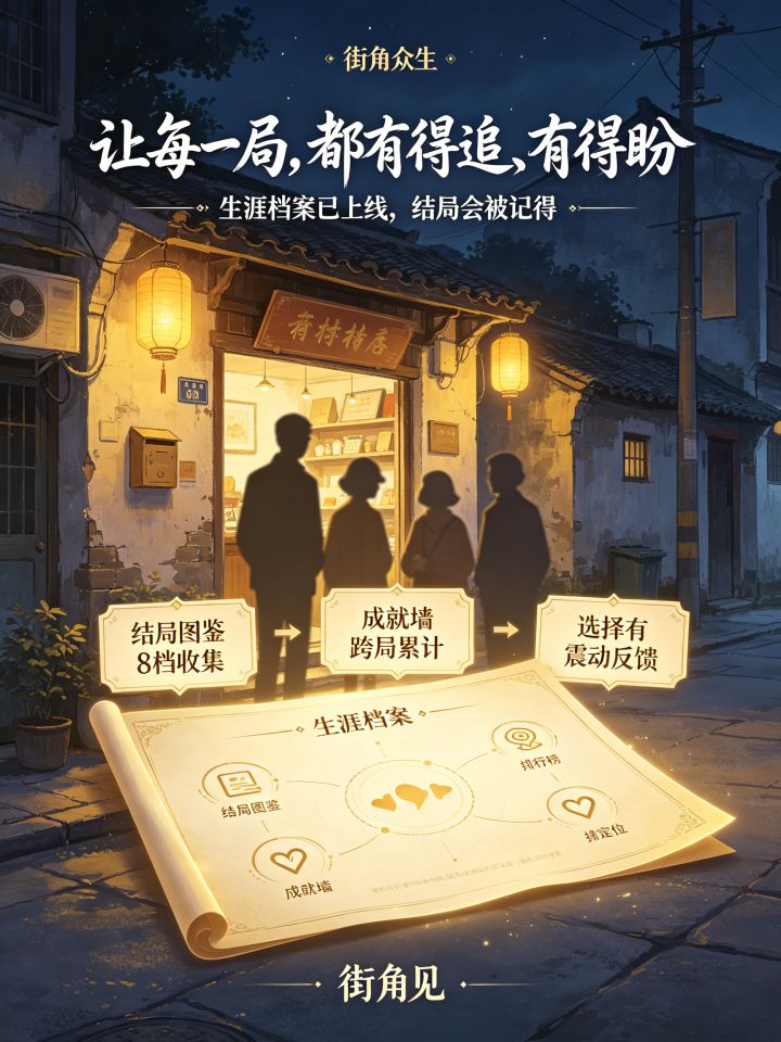 《街角众生》1.5更新公告截图