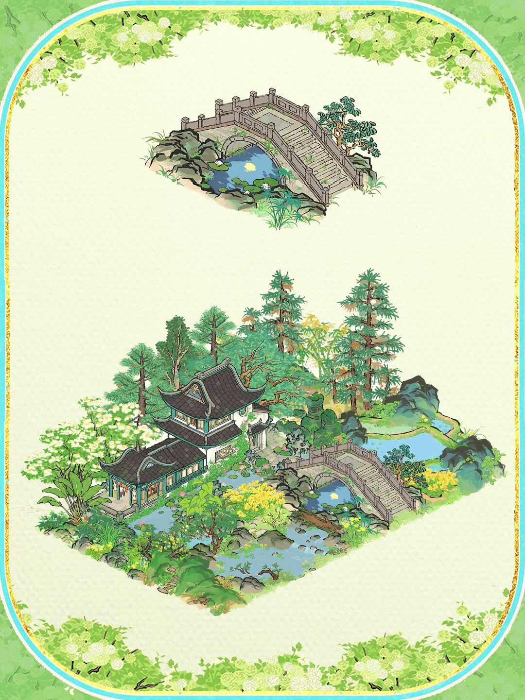 【月影桥】返场啦,和碧水楼台完美衔接‼️ 1