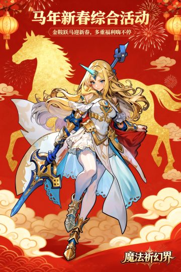 【马年新春综合活动】金鞍跃马迎新春，多重福利嗨不停🎊