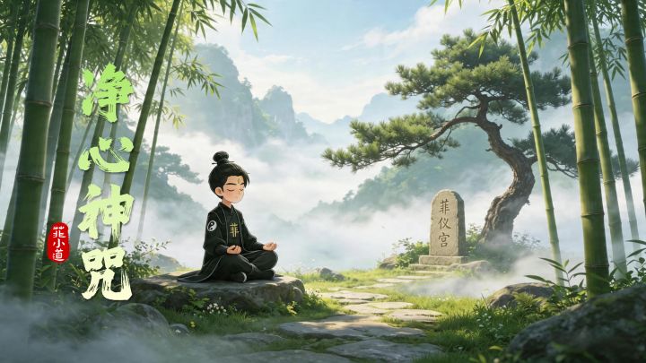 道教入门必修咒语《净心神咒》惊惧焦惶之时,默诵三遍(收藏)截图
