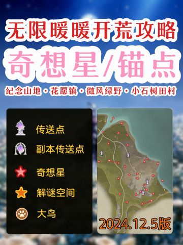 地图开荒丨奇想星、地图传送点位置攻略