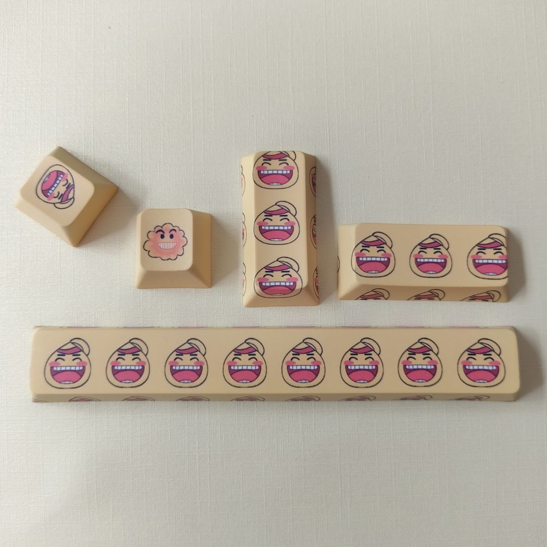 分享我的剑3同人键帽,必须得是黄鸡大笑! 1