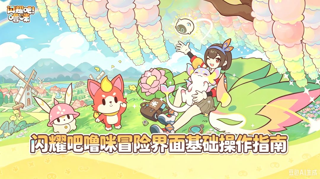 闪耀吧噜咪冒险界面基础操作指南截图
