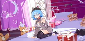 【盲盒派对】卡米拉「紫珑泡影」服饰动态展示