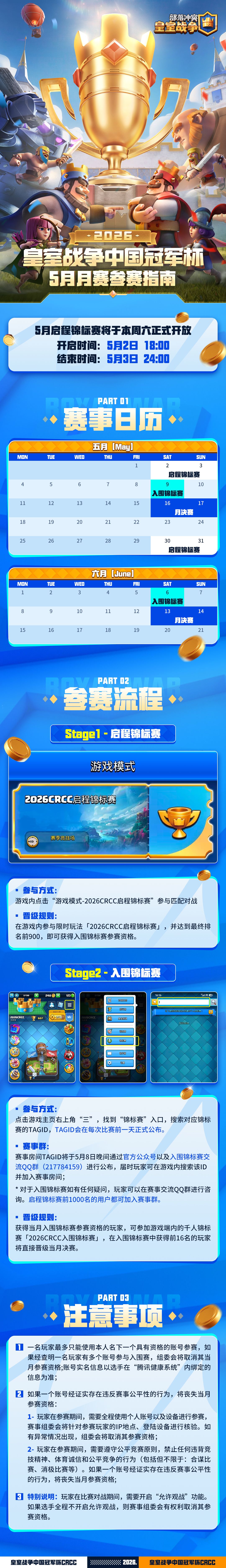 CRCC5月赛事参赛指南来袭截图