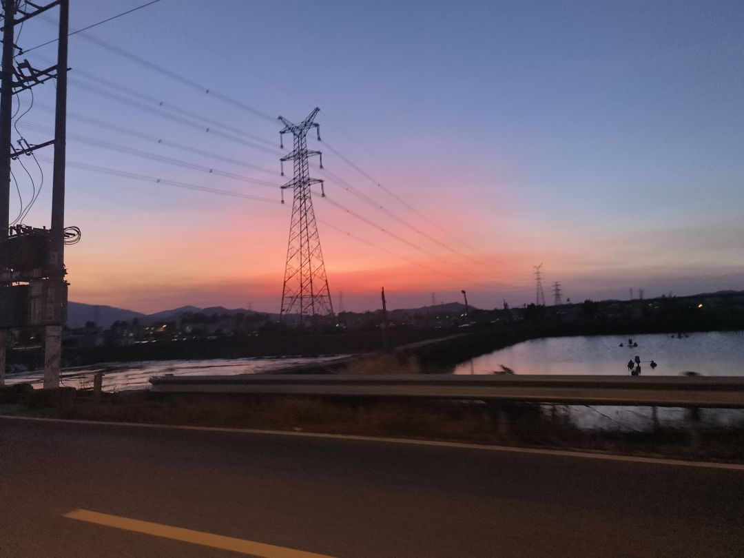 今天晚霞好好看! 2