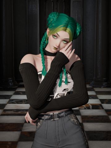 JOJO——空条徐伦仿妆仿捏