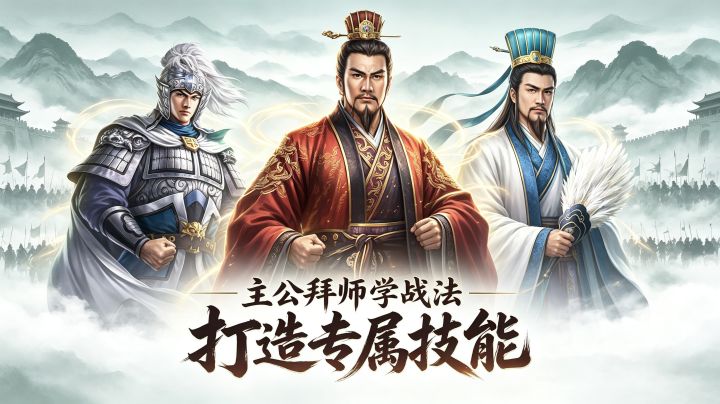 三国志,王道天下:主公拜师学战法,打造专属技能截图