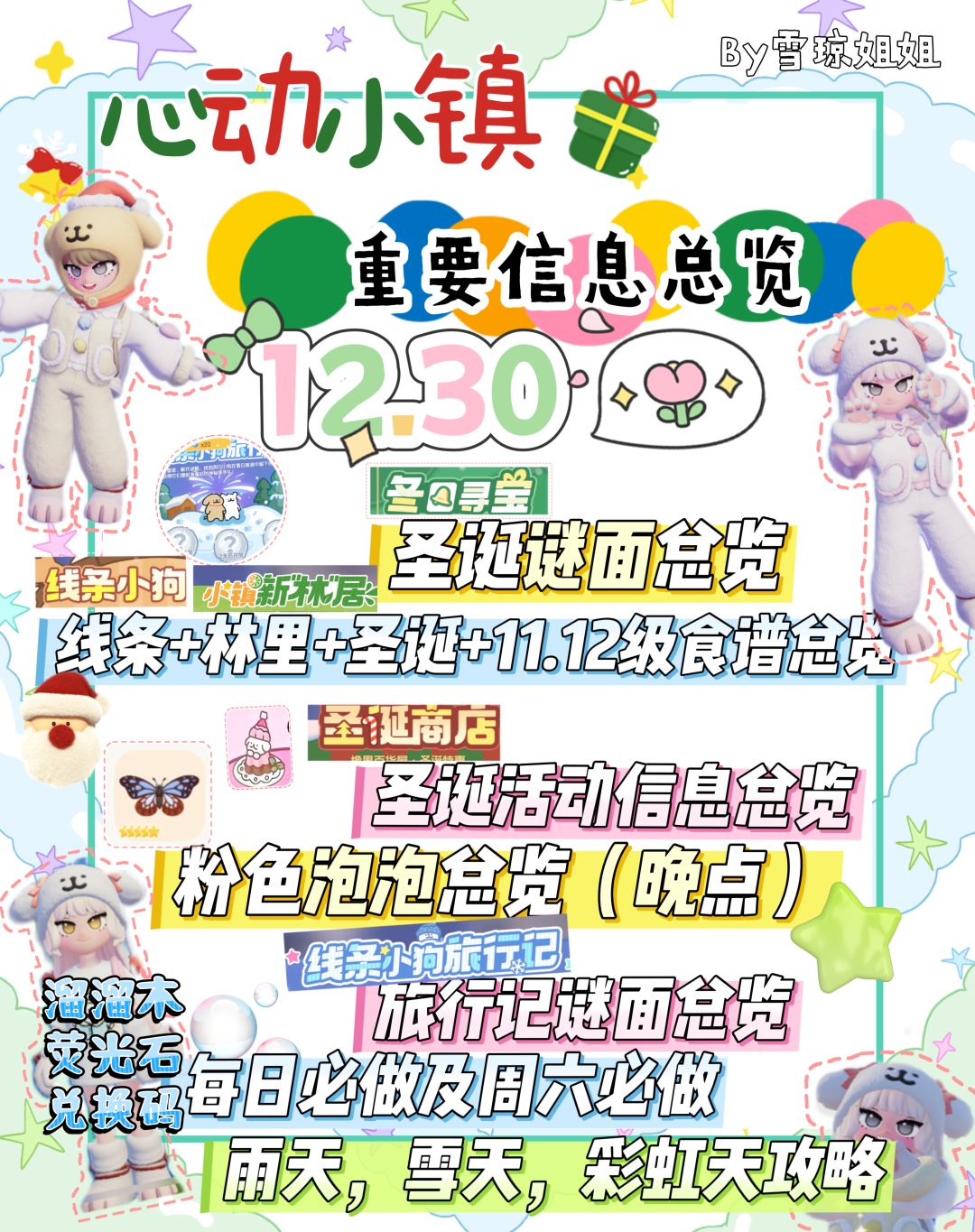 12.30硬核重要信息总览 兑换码有10星截图