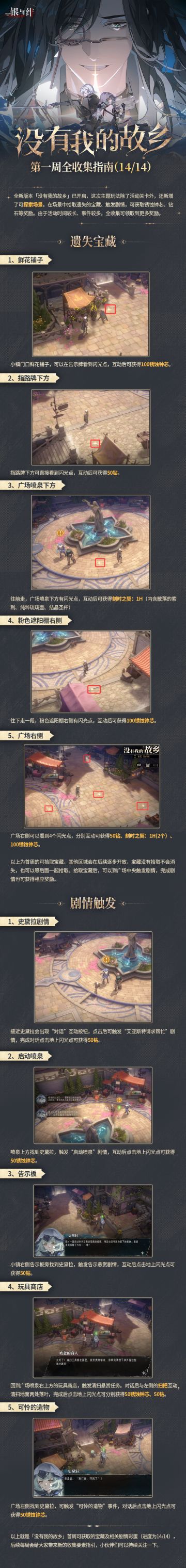 《银与绯》「没有我的故乡」探索场景首周14/14全收集指南
