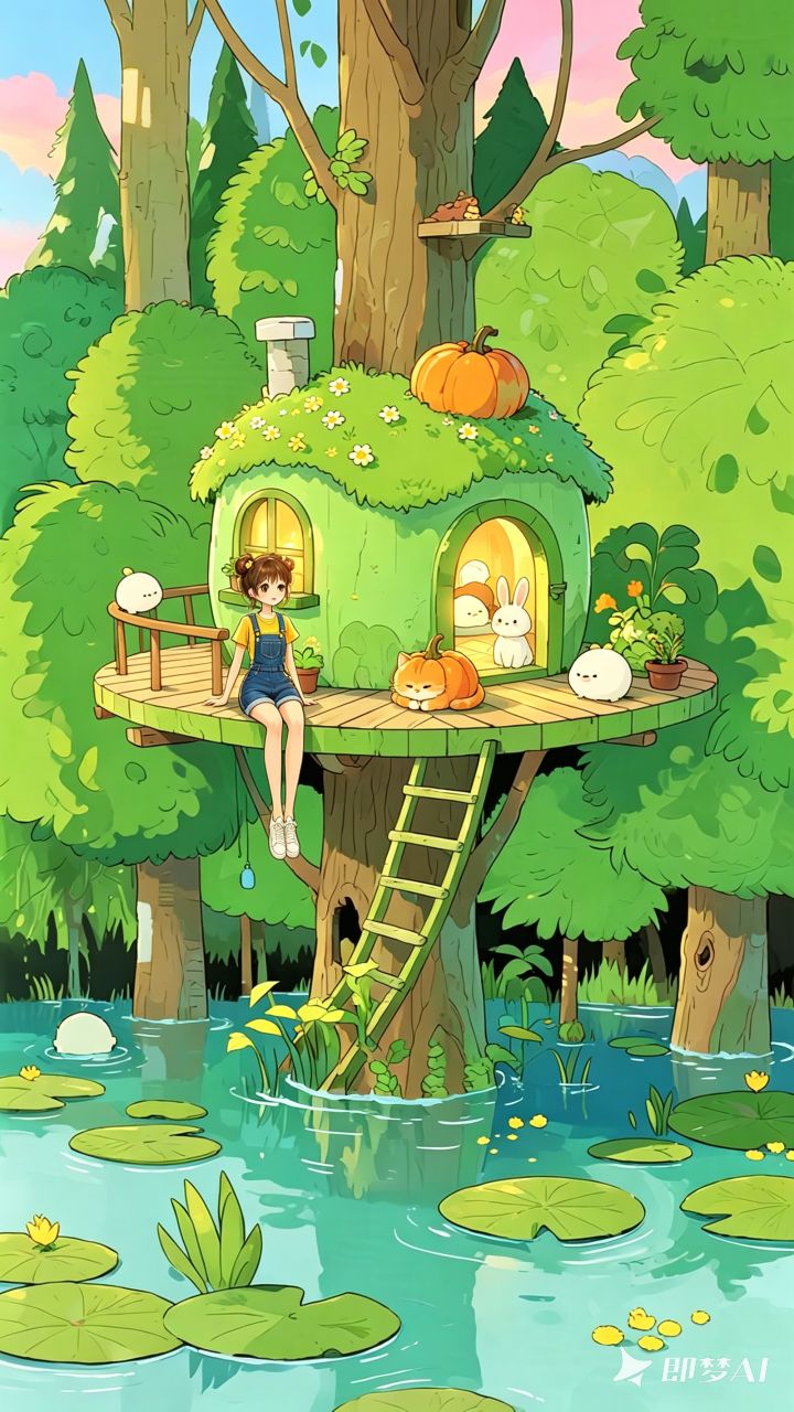 🌳 嘘——森林深处藏了一座树屋,萌萌偷偷住进去了?!截图
