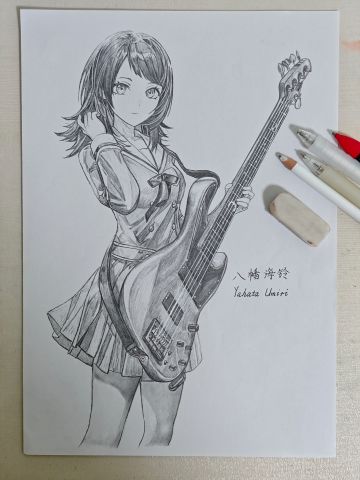 [铅笔手绘]八幡海铃(精英一)