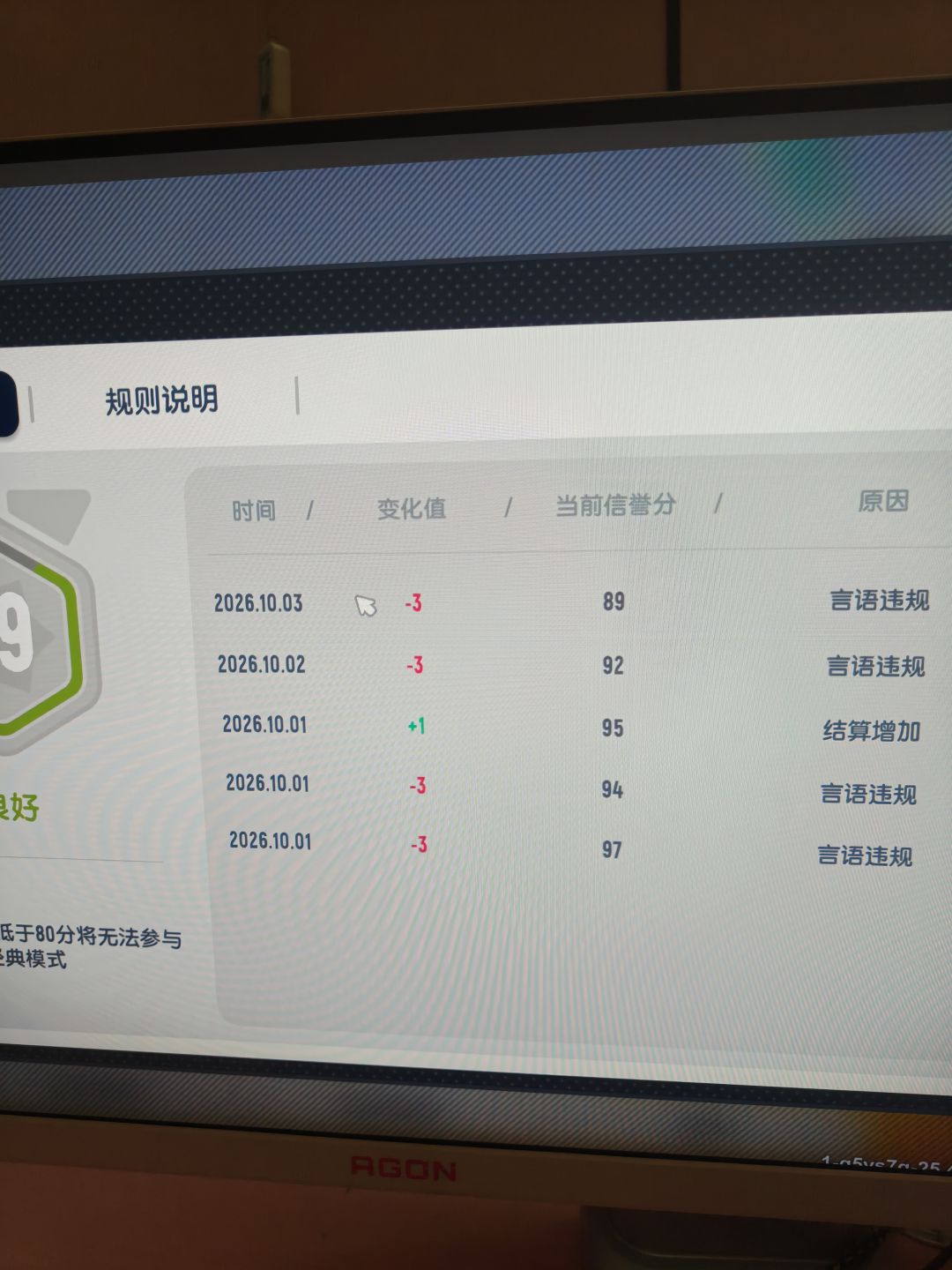 只扣分却不能加分 2