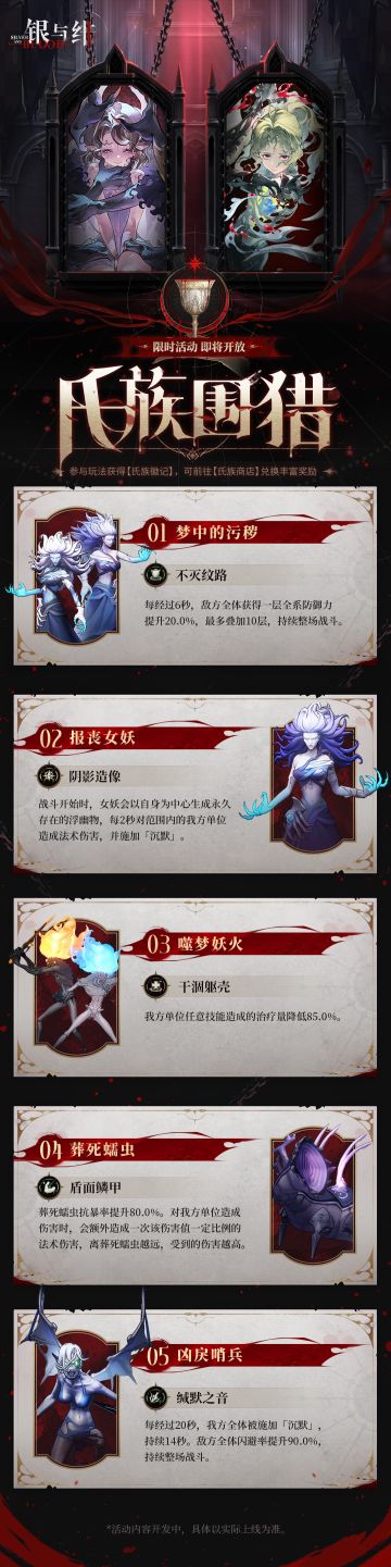 玩法活动丨氏族围猎