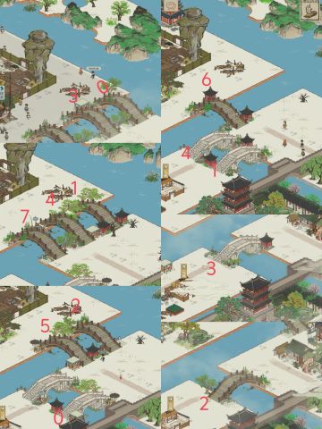 绍兴桥 装饰位置