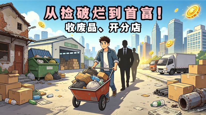什么❓️从捡破烂逆袭成首富❗️你能做到吗❓️截图