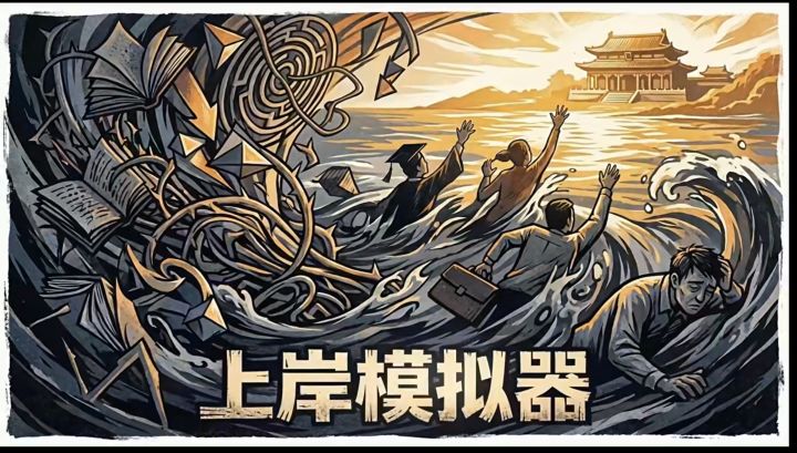 全职备考的日与夜，来《上岸模拟器》，带你重温那段岁月！！1截图