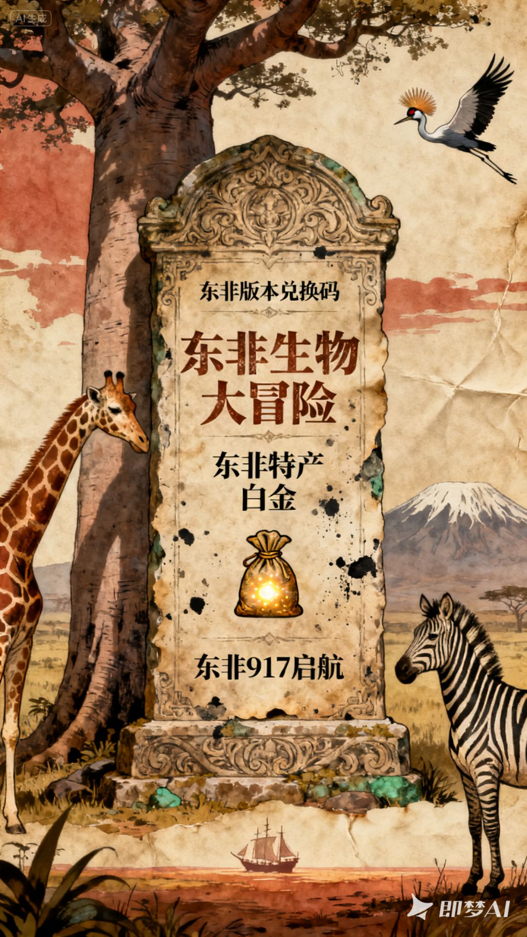 大航海时代传说-东非版本兑换码 1
