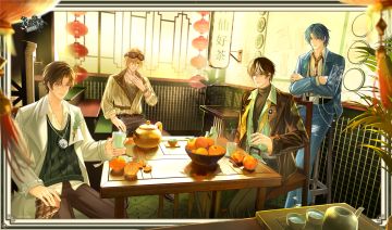 【神仙记事录】聚时饮茶先·除夕合影壁纸福利