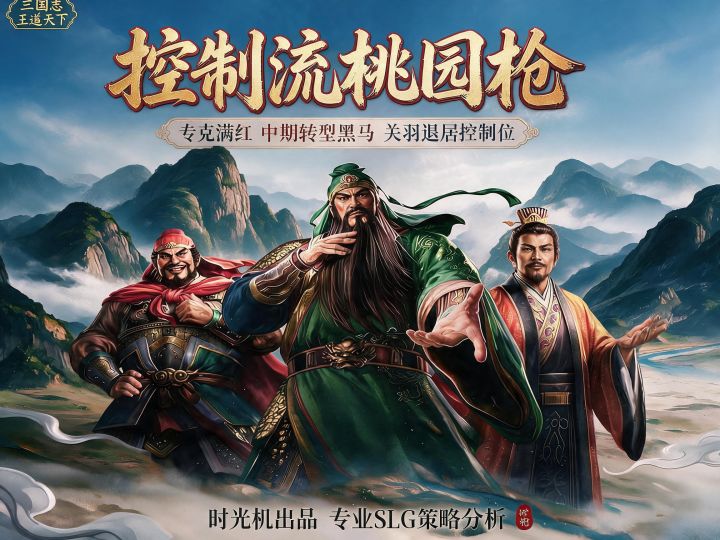 专克满红!中期转型黑马—桃园控制枪精讲,关羽退居“控场位”截图