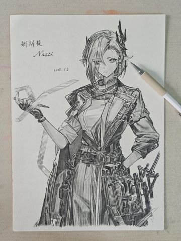 [铅笔手绘]娜斯提(精英一)