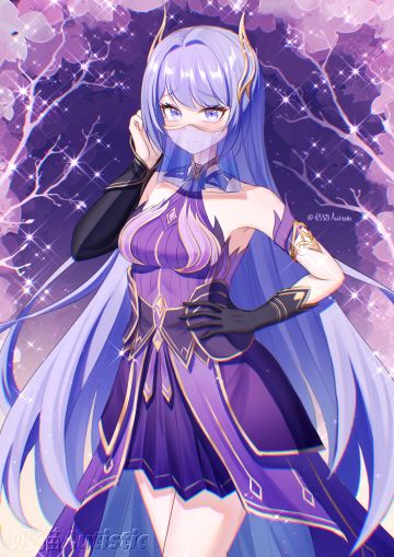 【绘画】画了联动角色圣采儿～