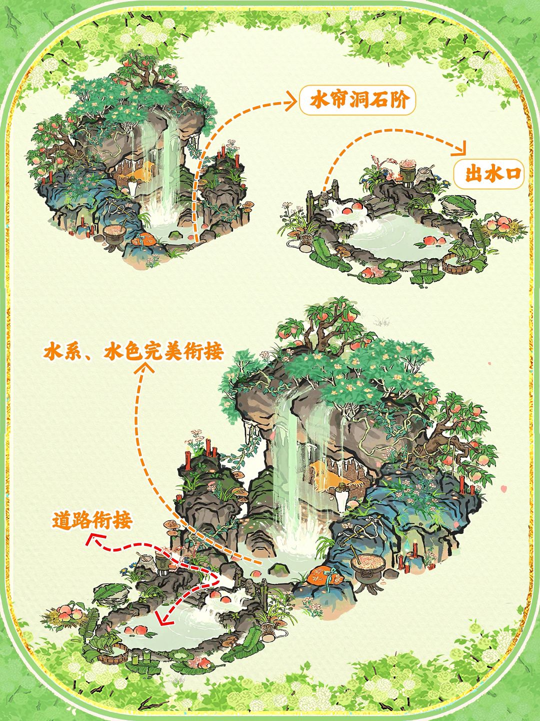 🍑蟠桃园🍑蟠桃建筑大集合‼️ 1