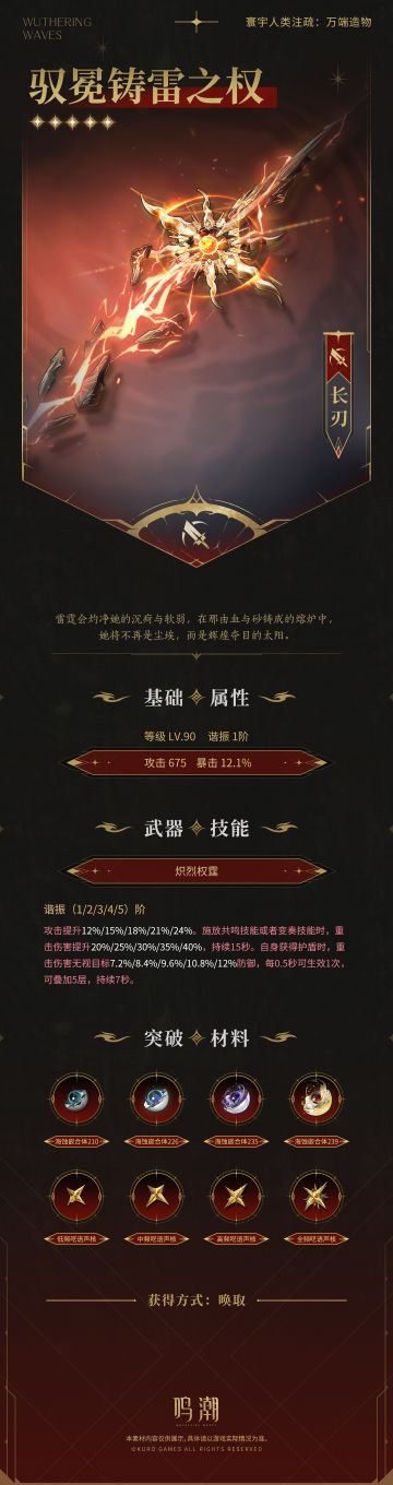 《寰宇人类注疏：万端造物》——驭冕铸雷之权