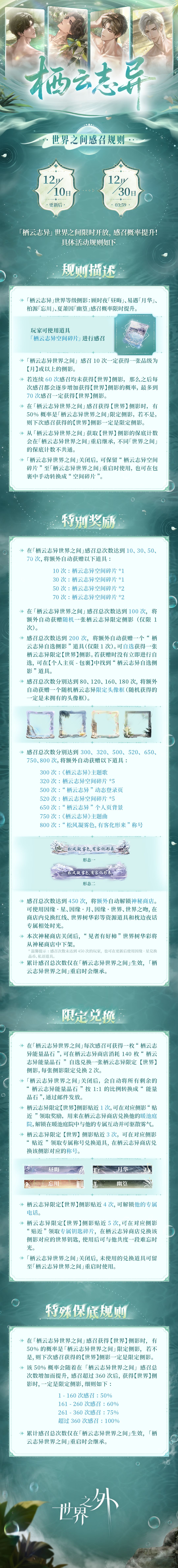 〓栖云志异 | 世界之间感召规则 1