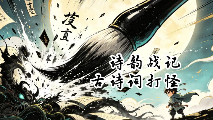 诗韵战记 | 别人打怪靠武器，我打怪靠背古诗！截图