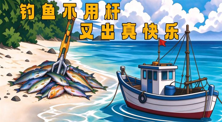 🐠钓鱼不用杆🎣 单手操作🔱爷爷👨来了也能盆满钵满💰截图