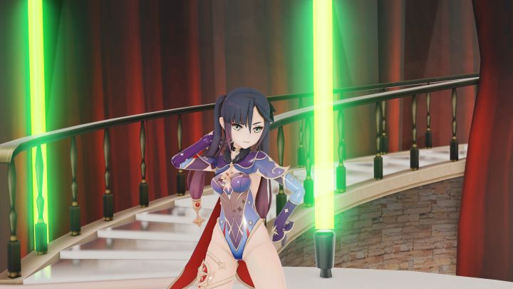 【原神MMD】生活不易,莫娜卖艺(* ̄︶ ̄)截图