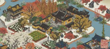 姑苏城外寒山寺:秋景寒山寺奉上