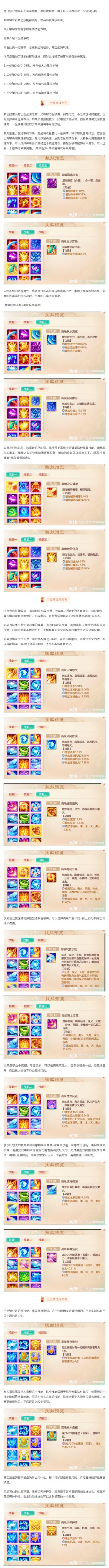 坐骑技能如何搭配，他说的对吗？