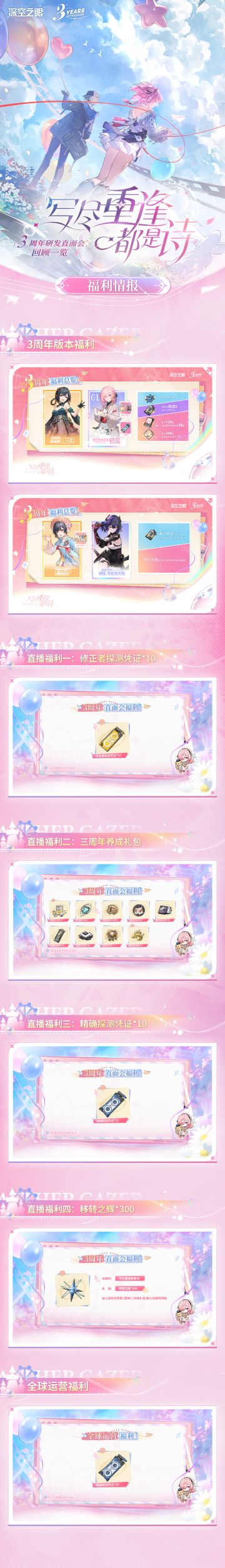 《深空之眼》3周年研发直面会回顾一览