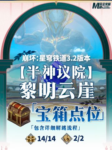 星铁3.2「半神议院-黎明云崖」宝箱位置