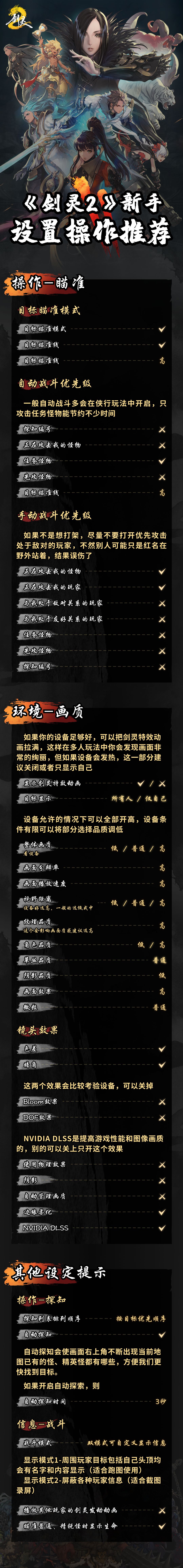 《剑灵2》新手推荐界面操作设置 1