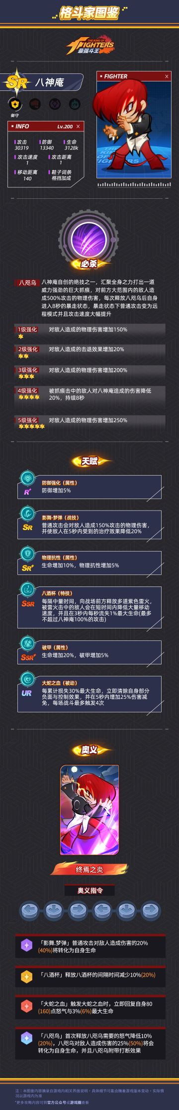 格斗家图鉴|御守-SR-八神庵