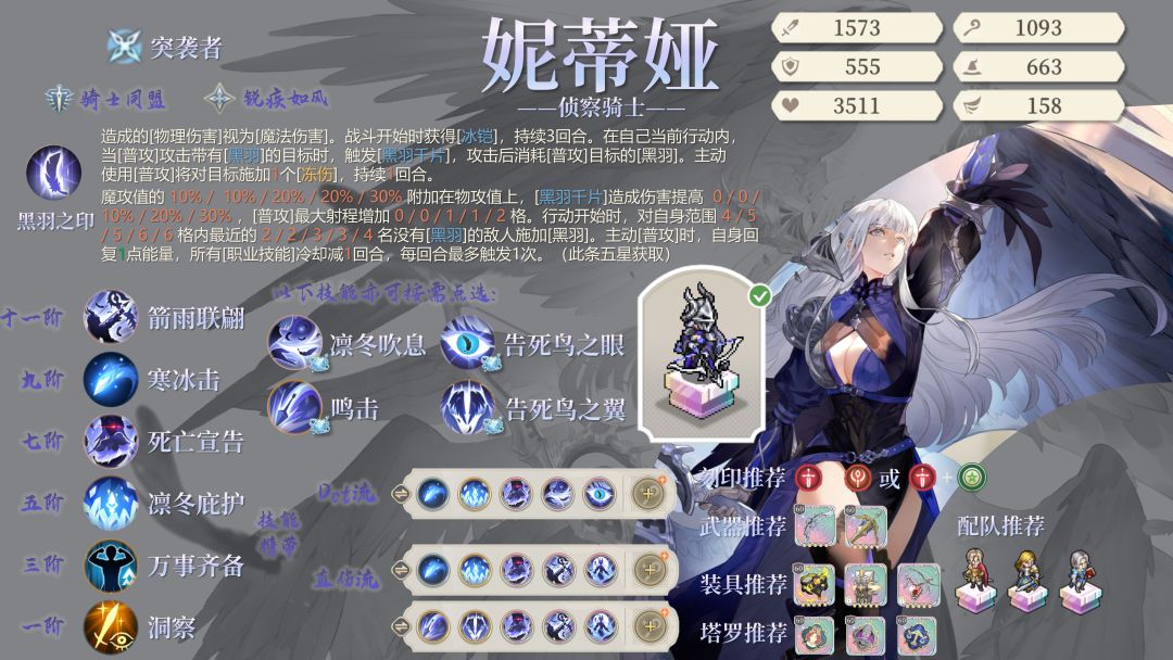 侦察骑士 | 妮蒂娅【角色攻略】截图