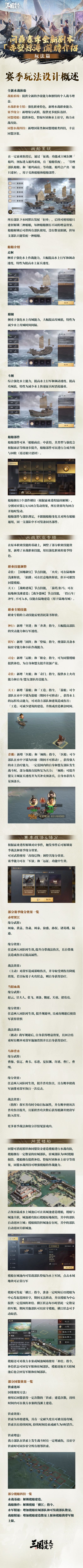 问鼎赛季年度剧本「赤壁惊涛」赛季玩法介绍