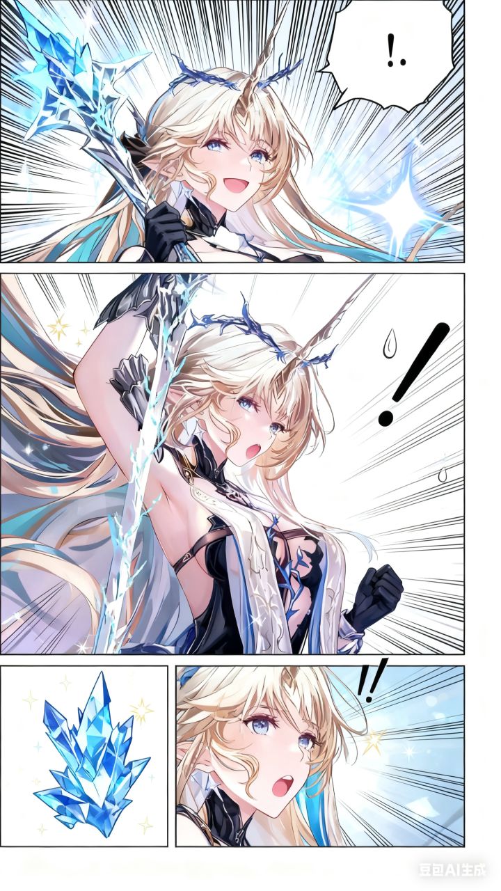AI漫画加临摹手绘截图