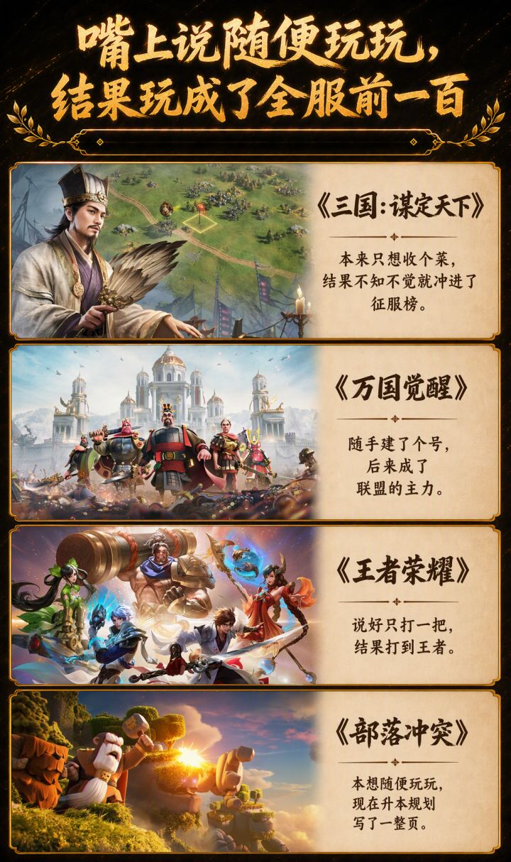 嘴上说随便玩玩,结果玩成了全服前一百截图